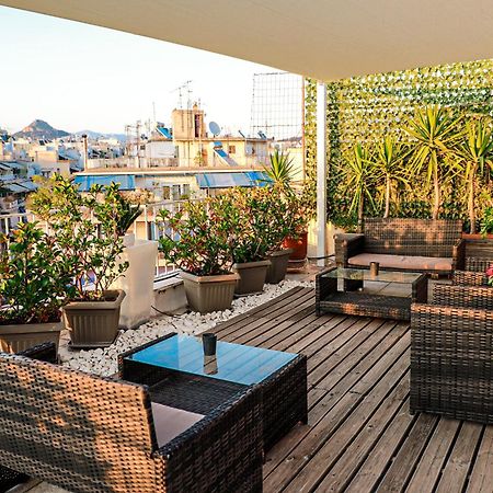 Renovated Studio With Roof Garden Access, 15 M Walk To Acropolis Daire Atina Dış mekan fotoğraf