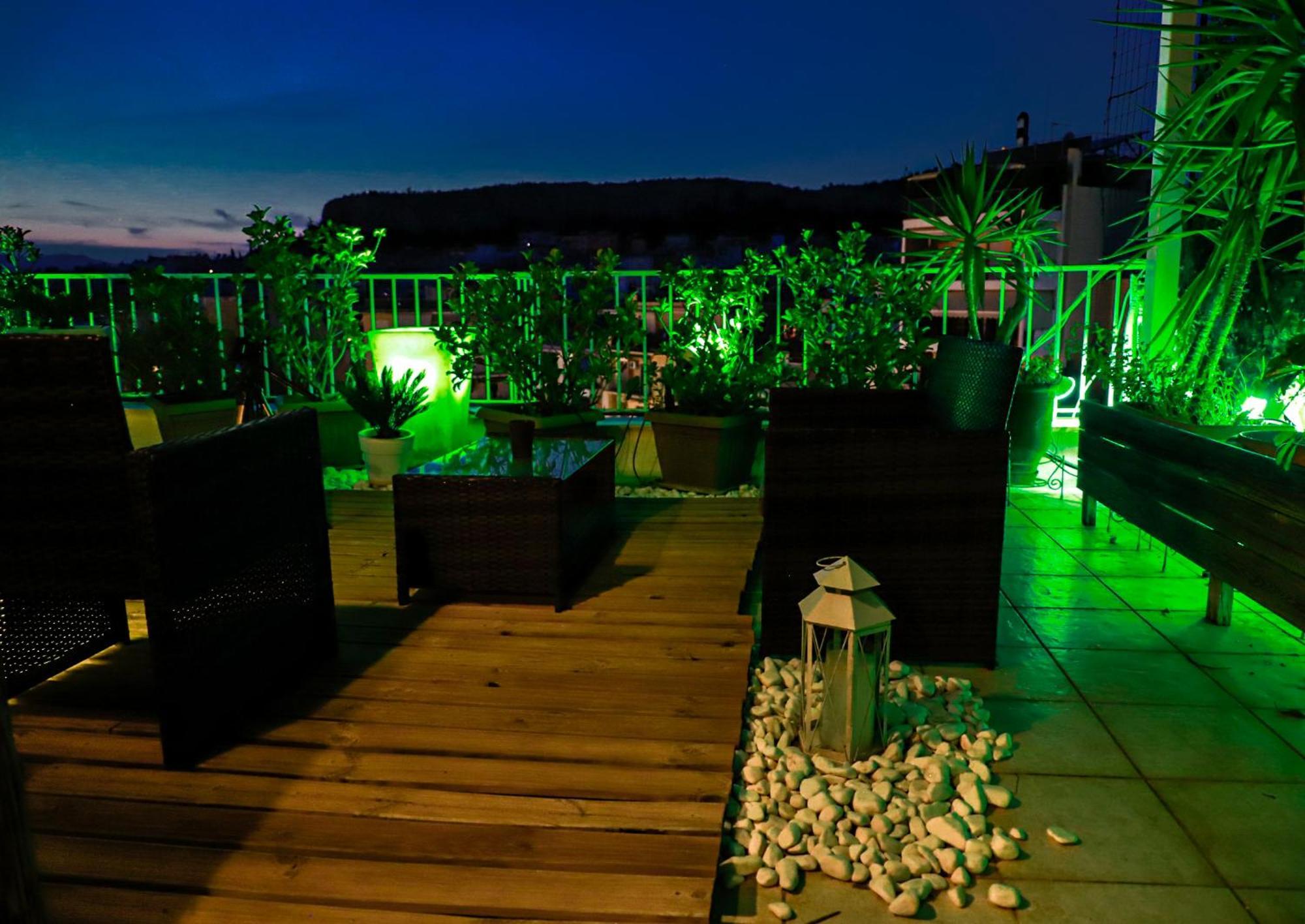 Renovated Studio With Roof Garden Access, 15 M Walk To Acropolis Daire Atina Dış mekan fotoğraf