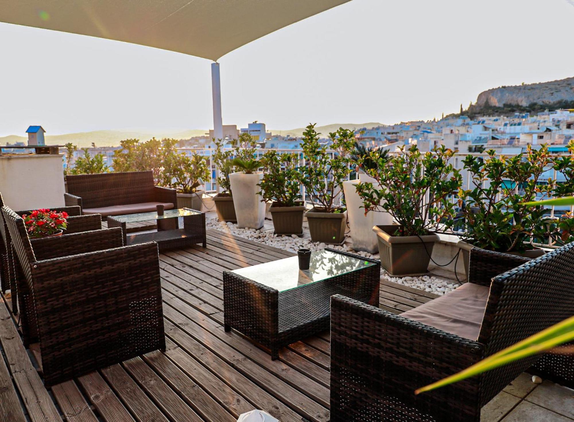 Renovated Studio With Roof Garden Access, 15 M Walk To Acropolis Daire Atina Dış mekan fotoğraf